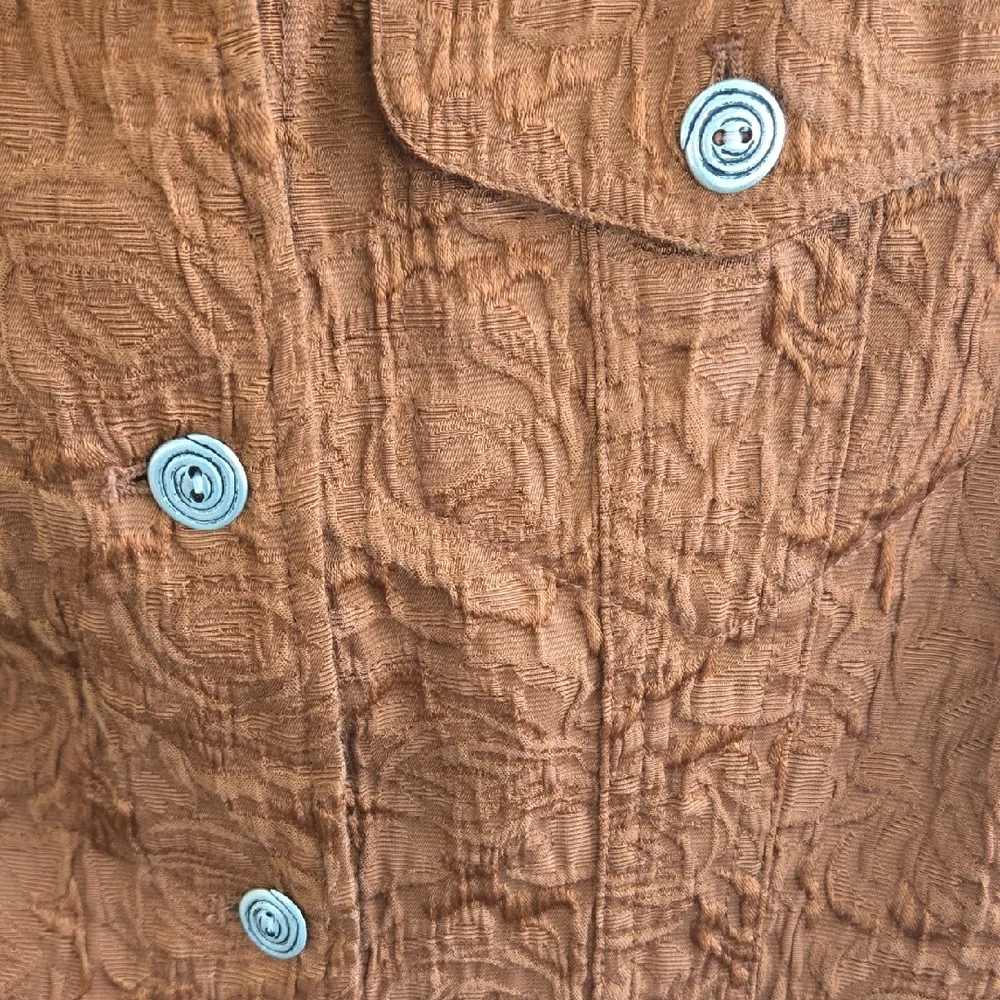 Chico’s Rust Textured Sleeveless Top / Vest – Women’s Size 0